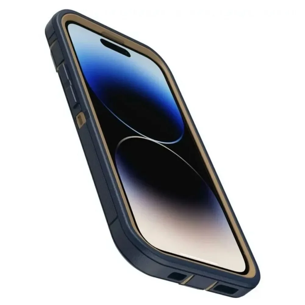New Otter Box Defender Pro Series IPhone 14 Pro Protection Mafsafe Black Case